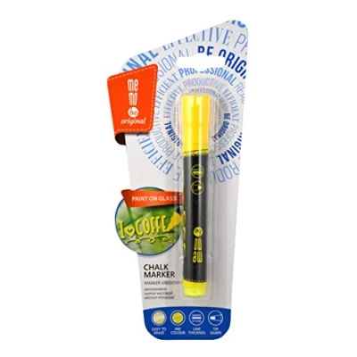Image of Chalk marker, line width 2 3 mm, round felt tip, even ink feed, wipeable, for all glass and chalkboards