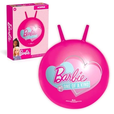 Image of abeec Barbie Space Hopper, Kids Outdoor Toy, Hoppers For Aged 3, Toddler Toys. Summer Garden Toys, Makes An Ideal Gift
