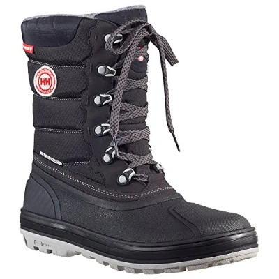 Image of Helly Hansen Women&#039;s Tundra Cold Weather Boot Snow, Black (Jet Black/Charcoal/Gum 991), 4.5 UK