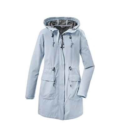 Image of G.I.G.A. DX GS 99 WMN SFTSHLL PRK 37955 000 Women&#039;s Casual Softshell Parka with Hood Light Blue 40