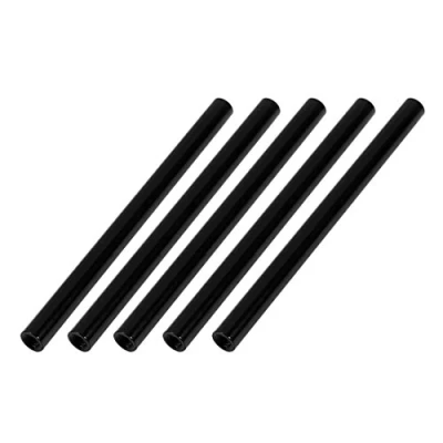 Image of Sourcingmap 5Pcs M3 x 70mm Round Aluminum Column Alloy Standoff Spacer Stud Fastener for Quadcopter Black
