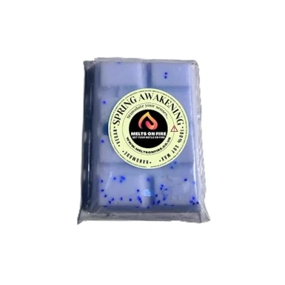 Image of Spring Awakening Wax Melts Snap Bars Soy 25g Highly Scented for Oil Burner Vegan &amp; Cruelty Free