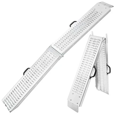 Image of Arebos 2 x Folding ramp max. 882 lbs 400 kg loading foldable rails