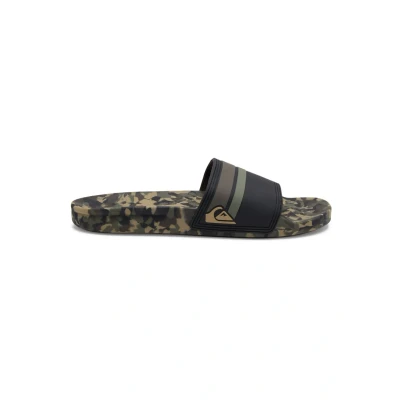Image of Quiksilver RIVI Slide Pool slides green, Men&#039;s, Size: 5, Green Synthetics