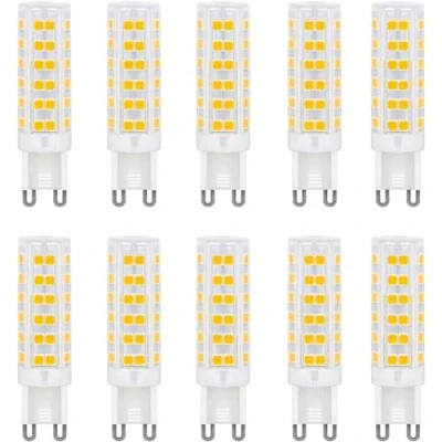 Image of ZFQ G9 LED Bulbs 7W, Warm White 3000k, Light Bulb, Equivalent to 70W Halogen Bulbs, No Flicker, Non Dimmable, Energy Saving 700LM, AC220 240V, 10 Packs