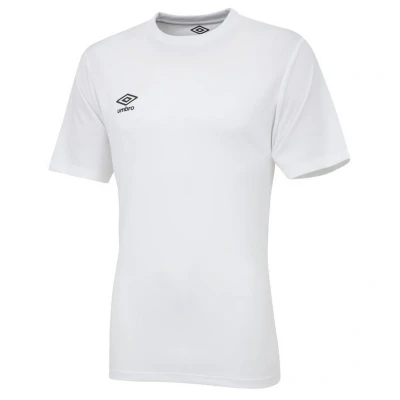 Image of Umbro Mens Club Short Sleeved Jersey (White) Size Large