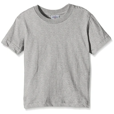 Image of Stedman Apparel Boys&#039; Classic T/ST2200 T Shirt, Grey Heather, 7 Years (Size:Small)