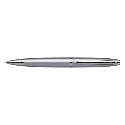 Image of CROSS Calais Ballpoint Pen in Satin Chrome incl. Premium Gift Box Refillable Medium Ballpen