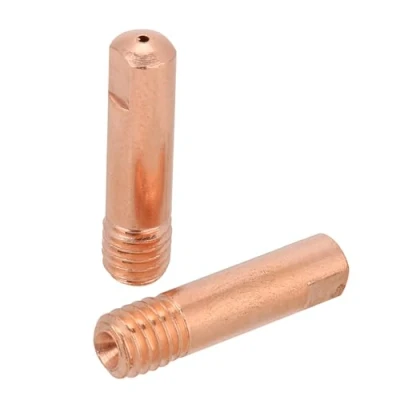 Image of Hyuduo 20Pcs Copper Contact Tips Welding for 15AK MIG/MAG Torch Gun Accessories 0.8/1.0mm (0.8mm)