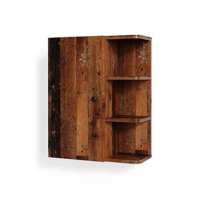 Image of Vicco Bathroom cabinet Fynn, Rustic oak, 47.2 x 59.2 cm