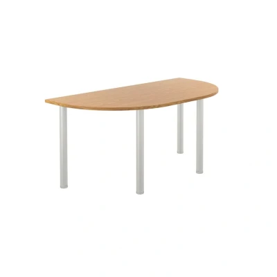 Image of Jemini Semi Circular Multi Purpose Table 1600x800x730 Nova Oak KF819936