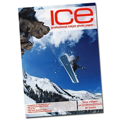Image of 50 Sheets ICE A4 150gsm Gloss Photo Paper