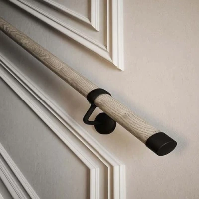 Image of Rothley Drift Wood Internal 3.6m Easy Fit Staircase Handrail Kit