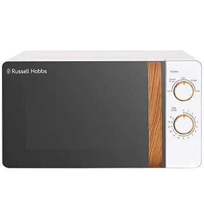 Image of Russell Hobbs RHMM713 N microwave Countertop Solo 17 L 700 W White, Wood