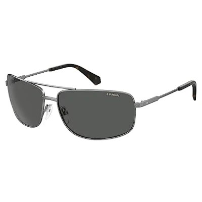 Image of Polaroid PLD 2101/S Sunglasses, Dark Ruthenium, One Size
