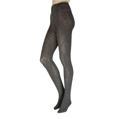 Image of Women&#039;s 1 Pair Charnos Textured Tights Grey Medium / Large
