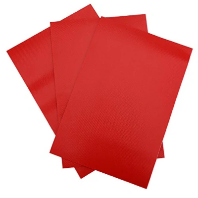 Image of Tbest Inflatable Boat Patch Kit,3pcs Repair Kit,Waterproof PVC Kit Set Accessory replacement for Raft Canoe Kayak Dinghy (Red)