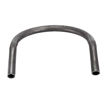 Image of Tube Coffee Racer Motorcycle Steel Rear Seat Frame Hoop 230mm Universal Buckle Mounting Bracket