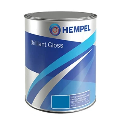 Image of Hempel Brilliant Gloss Souvenirs Blue 750ml Boat Paint Topcoat