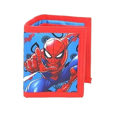 Image of TDL Kids Children&#039;s Tri Fold Wallet Spiderman 3900 Coins Notes Money Original Purse