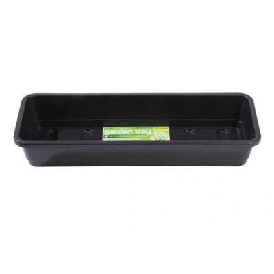 Image of Garland Narrow Garden Tray Black Without Holes