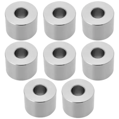 Image of OTOTEC 8Pcs 304 Stainless Steel Spacer Sleeve M8 Unthreaded Bushing Gasket IDxOD 8.2x20mm Height 15mm for Mechanical Power Equipment Metal Devices