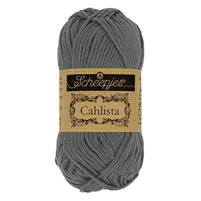 Image of Scheepjes Cahlista 501 Anthracite Yarn 10x50g