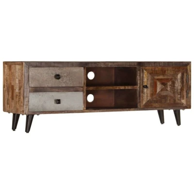 Image of vidaXL TV Cabinet 118x30x40 cm Solid Mango Wood