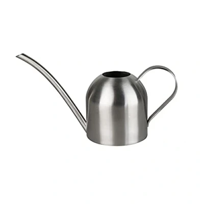 Image of Evenlyao Watering Can Indoor small metal Stainless steel 1000ml Long Nozzle, Hand polished Prevent scratches and corrosion, for Potted Plants