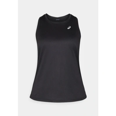 Image of ASICS Core Tank Top XS Women&#039;s Black Running Singlet for Comfortable Training