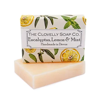 Image of Clovelly Soap Co Natural Handmade Eucalyptus Mint and Lemon Bar for all Skin Types 100g