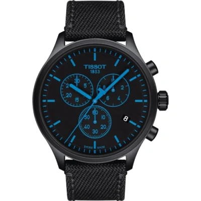 Image of Tissot Men&#039;s Chronograph Swiss Quartz Watch with Fabric Strap T1166173705100