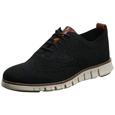 Image of Cole Haan Men&#039;s Zerogrand Stitchlite Wingtip Oxford, Black Ivory, 10.5 UK