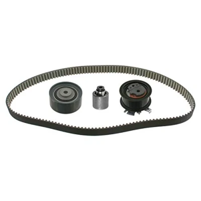 Image of 68000678AA, 68000678AAS1, 68000816AA, 68000816AAS1, 68000817AA Timing belt kit FEBI BILSTEIN 24756 141 with rounded tooth profile AUDI: A3 Sportback