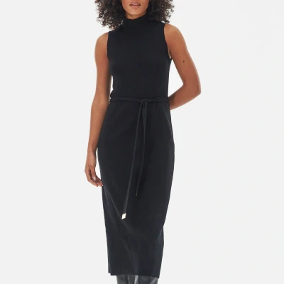 Image of Barbour International Velocete Cotton Blend Midi Dress UK 16