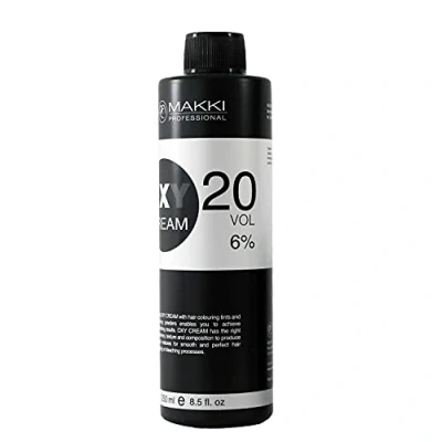 Image of Makki Professional Oxy Cream Peroxide Developer 20 VOL(6 per cent) 250ml