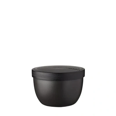 Image of Mepal Snackpot Ellipse Food Container for Storing and Transporting Snacks Suitable Freezer, Microwave &amp; Dishwasher 350 ml Nordic Black