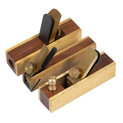 Image of Sealey Mini Brass Plane Set 3pc