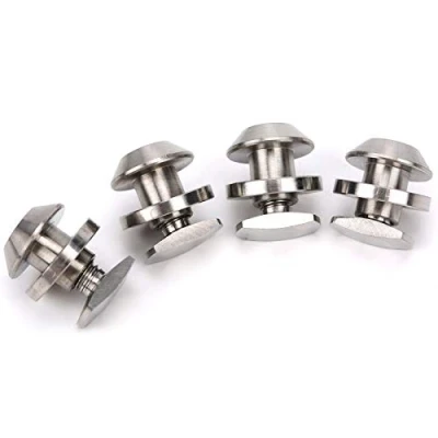 Image of VGEBY Bike Brake Bolt Screw, Titanium Alloy Disc Nut Set for Brompton Folding Modified Accessory J Type Bicycles And Spare Parts
