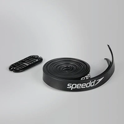 Image of Speedo Unisex Spare Silicone Strap for Swimming Goggles Essentials, Black, One Size