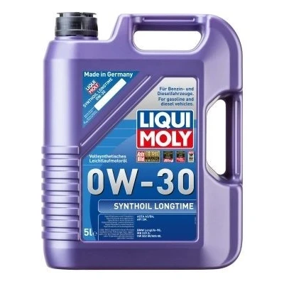 Image of P000338 Engine Oil LIQUI MOLY Synthoil Longtime 1172 0W 30 5l Synthetic VOLKSWAGEN: Golf 7, Polo V Hatchback, 5, AUDI: A6 C7 Saloon