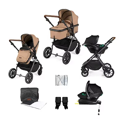 Image of Ickle Bubba Cosmo all in one i Size Travel System Gun Metal/Desert/Tan/ Pack 1