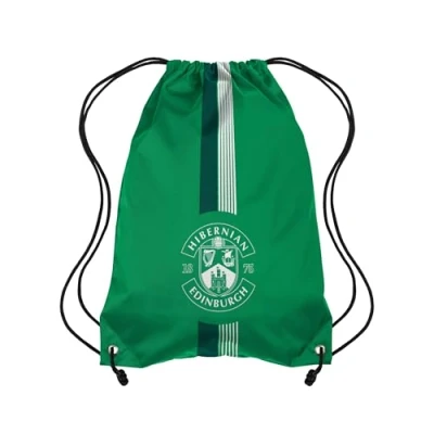 Image of FOCO Officially Licensed Ultra Action Drawstring Football Bag (Hibernian FC)