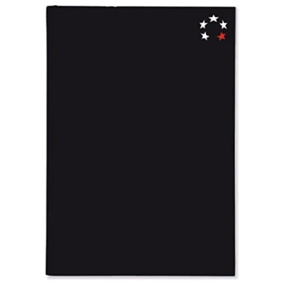 Image of 5 Star Notebook Casebound Hard Cover Ruled 80gsm A5 Black [Pack of 5]