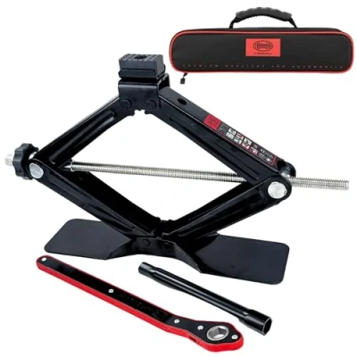 Image of Heyner Scissor Lift Jack 2 ton for BMW Dedicated Lifting Slot Speed Ratchet Extension Bar 347H320