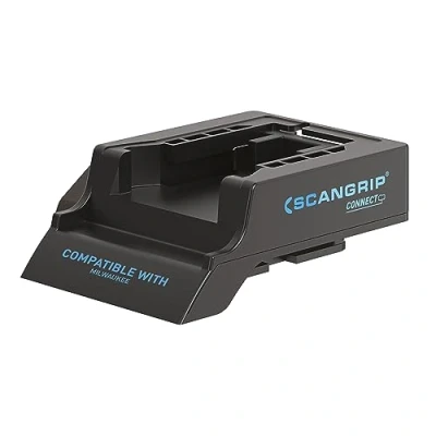 Image of SCANGRIP Connector Designed for Milwaukee 18 V/20 V Battery Packs, Made Connect Work Lights, Features Safety System