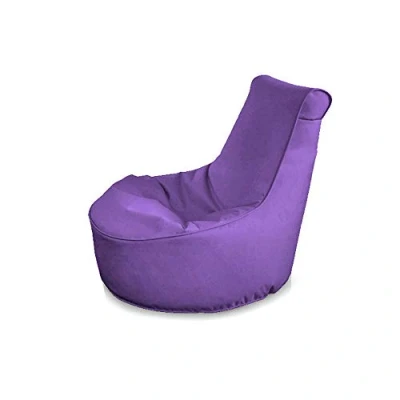 Image of Solo Ready Steady Bed Children&#039;s Water Resistant Bean Bag Chair (Purple)