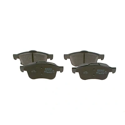 Image of 77366915 Brake pad set BOSCH 0 986 494 801 Low Metallic with piston clip, anti squeak plate FIAT: 500L