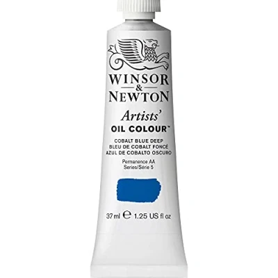 Image of Winsor &amp; Newton 37ml Artists&#039; Oil Colour Cobalt Blue Deep