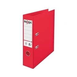 Image of Rexel Choices LArch File PP 75mm A4 Red Ref